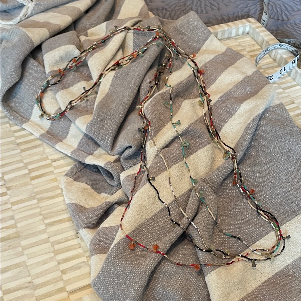 4 Beaded Necklace sold as set